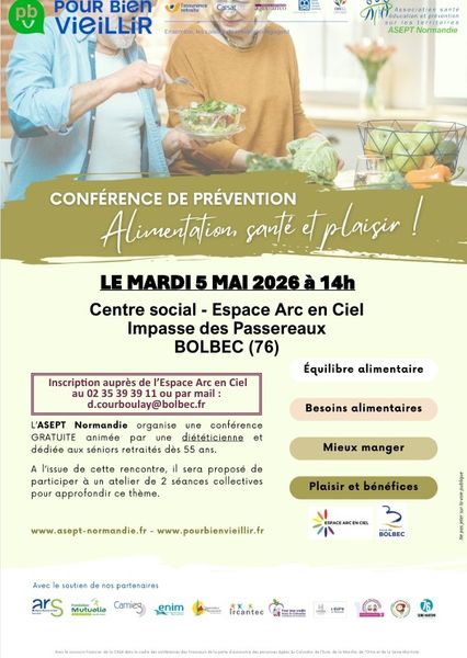 Conférence de prévention alimentation santé et plaisirs !