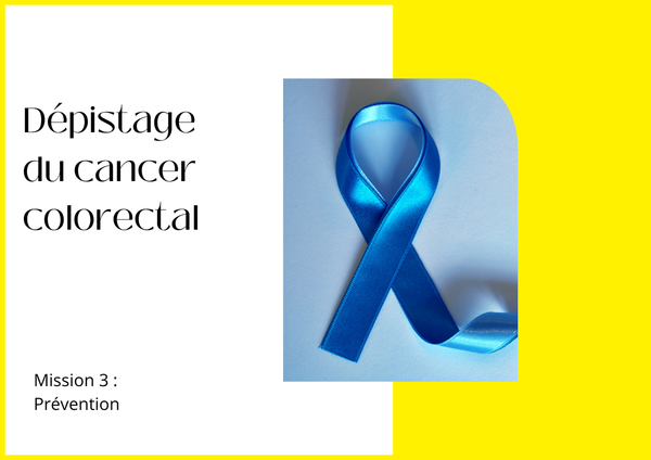 Dépistage cancer colorectal