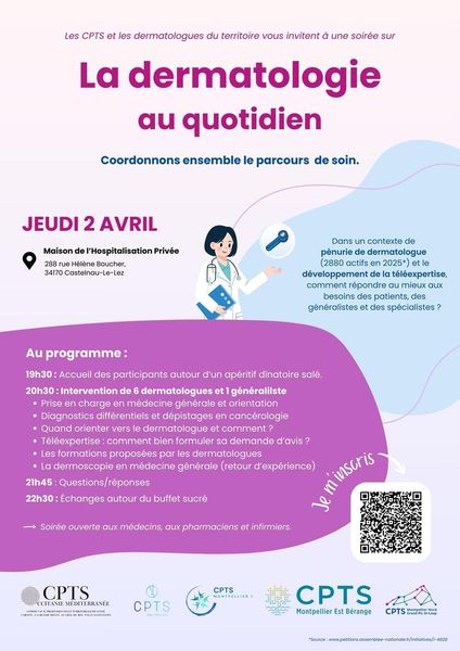 [Professionnels de santé] Soirée dermatologie