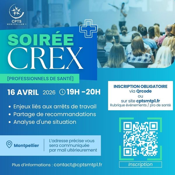 [Professionnels de santé]  Soirée CREX 