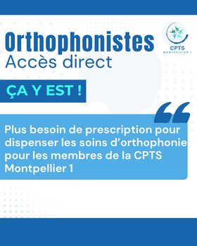 Accès direct aux soins d'orthophonie