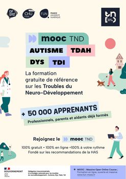 MOOC TND : une formation gratuite pour mieux comprendre les troubles du neurodéveloppement