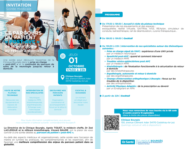 Le parcours patient "Post-AVC" de la neurologie au retour à domicile