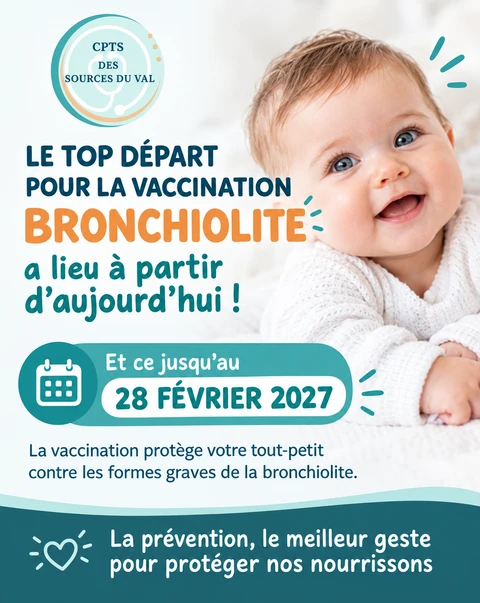 Bronchiolite : la campagne de prévention 2026-2027
