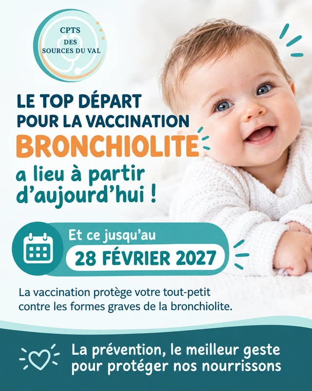 Bronchiolite : la campagne de prévention 2026-2027