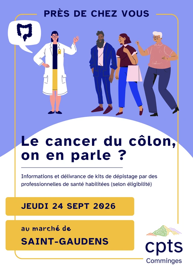 Stand de prévention sur le marché de Saint-Gaudens