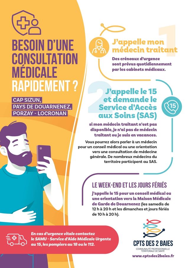 Besoin d’un  médecin ? 